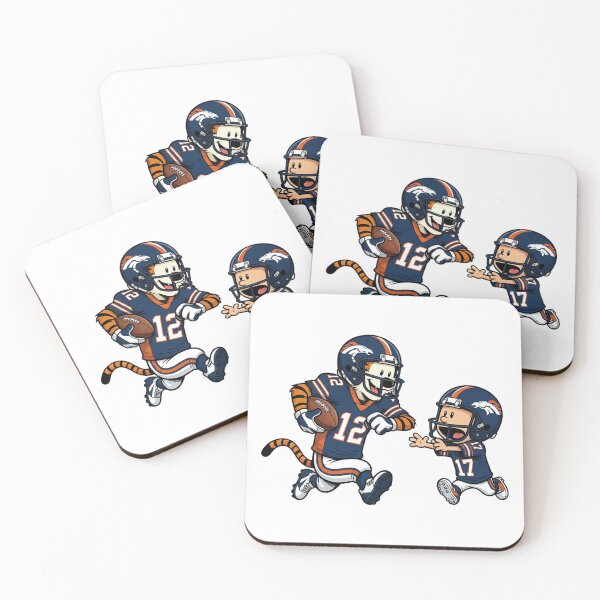 Item preview, Calvin And Hobbes Playing Football Fan Denver Team designed and sold by DamianRoy88.