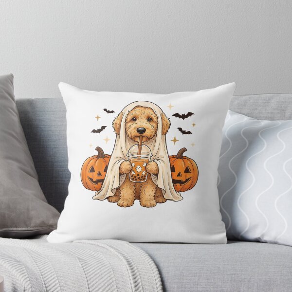 Item preview, Goldendoodle Ghost and Boba Cute Halloween Dog designed and sold by CabreraLama.