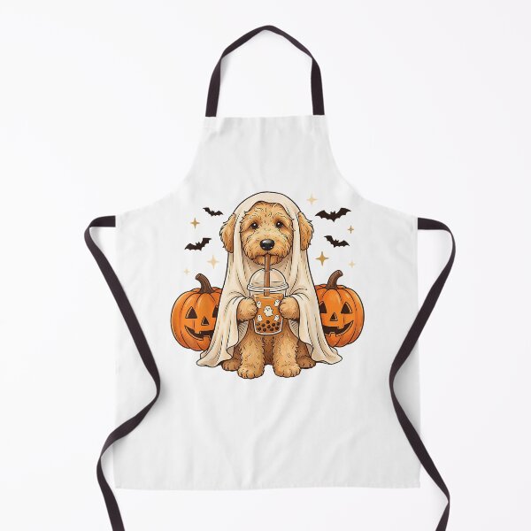 Item preview, Goldendoodle Ghost and Boba Cute Halloween Dog designed and sold by CabreraLama.