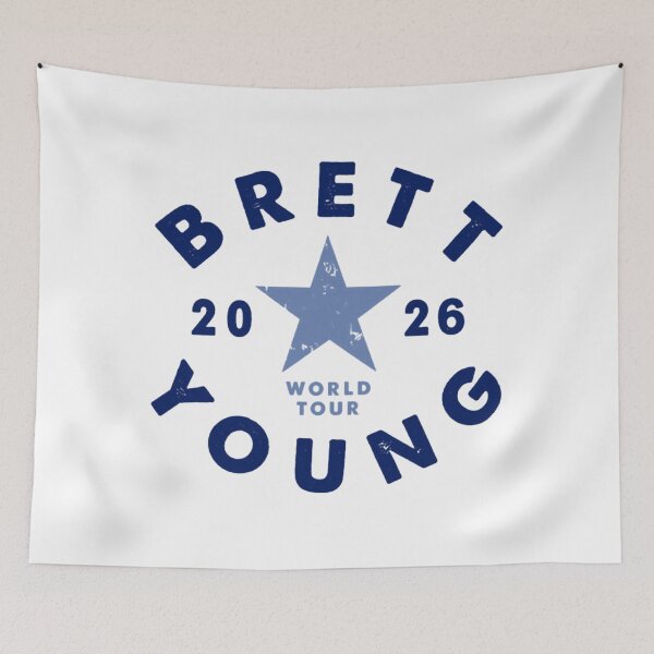 Item preview, Brett Young 2026 World Tour Vintage Country Music designed and sold by SlowBloomClub.