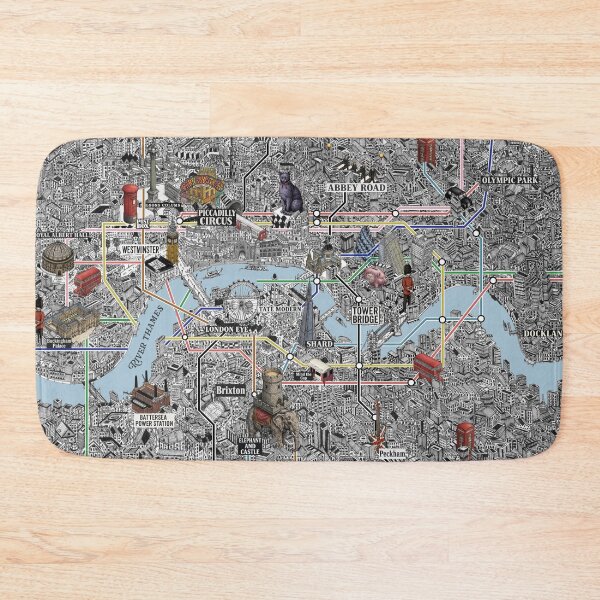 Item preview, Amazing London explore city map designed and sold by oliver polanski.