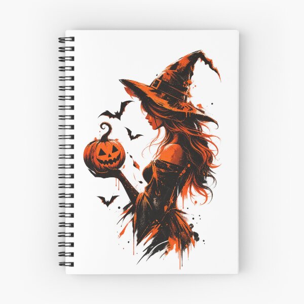 Item preview, Bewitching Halloween Witch & Pumpkin designed and sold by JOHN44ART.