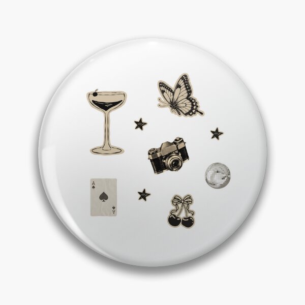 Item preview, Vintage Aesthetic Retro Icon Trinkets Pack designed and sold by The Turquoise Brush.