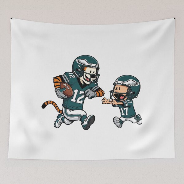 Item preview, Calvin And Hobbes Playing Football Fan Philadelphia   Team designed and sold by DamianRoy88.