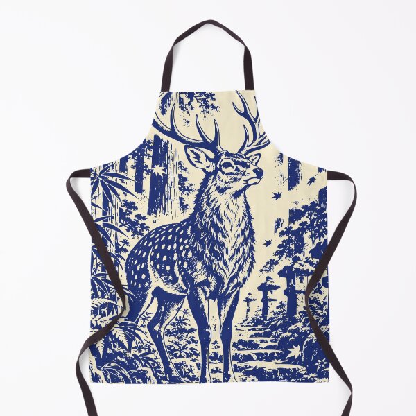 Item preview, Guardian of the Cedar Path Japanese Deer Art designed and sold by 89shirts.