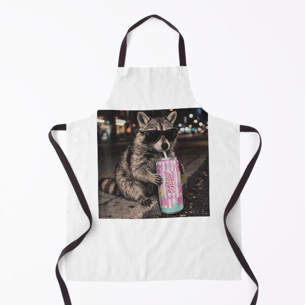 Item preview, Funny Stripes Daisy Raccoon Energy Candy Drink Animal Lovers designed and sold by CabreraLama.