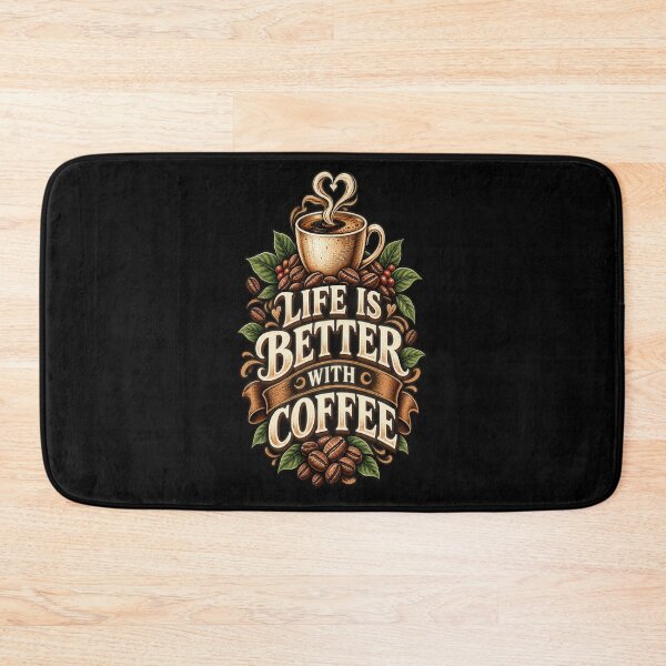 Item preview, Life Is Better With Coffee Vintage Coffee Lover Design designed and sold by NovaNest  Studio.