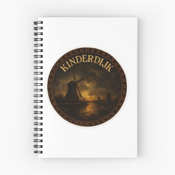 Item preview, Kinderdijk Windmills Sticker designed and sold by Imaginarium of Chaos falcon88 .