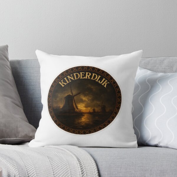 Item preview, Kinderdijk Windmills Sticker designed and sold by Imaginarium of Chaos falcon88 .