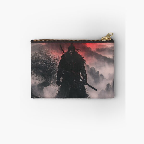 Item preview, Epic Ronin Samurai Red Sun and Misty Mountain Art designed and sold by GrinGalore.