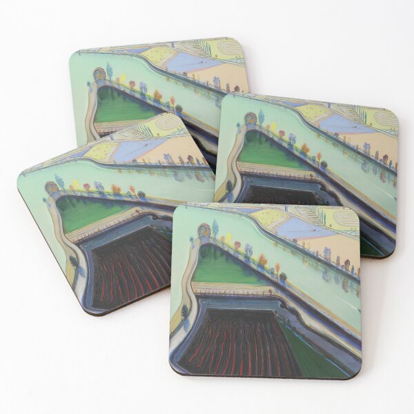 Item preview, River Boats 2001 by Wayne Thiebaud - wayne thiebaud gallery designed and sold by namikikkik.