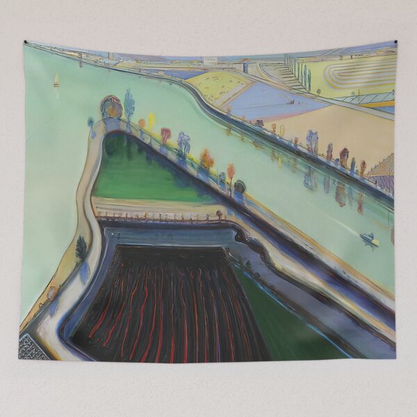 Item preview, River Boats   2001 by Wayne Thiebaud - wayne thiebaud gallery designed and sold by namikikkik.