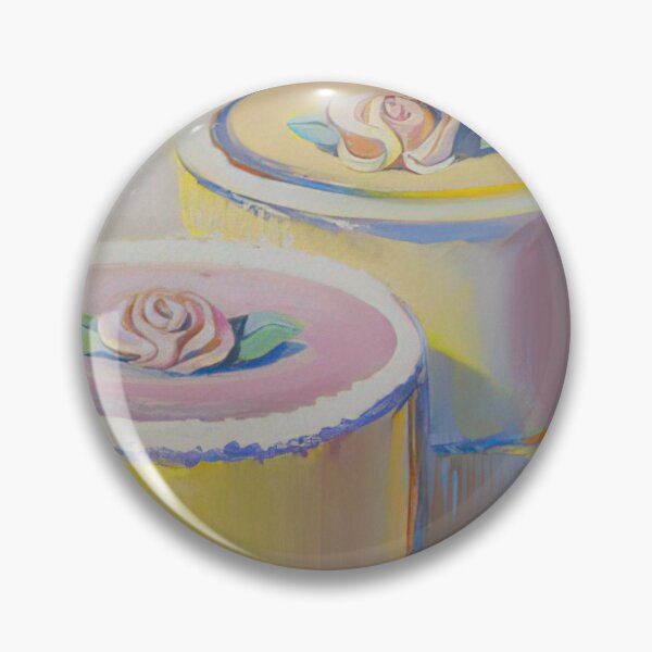 Item preview, Rosebud Cakes   1995 by Wayne Thiebaud - wayne thiebaud gallery designed and sold by namikikkik.