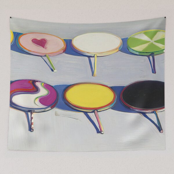 Item preview, Seven Suckers   1970 by Wayne Thiebaud - wayne thiebaud gallery designed and sold by namikikkik.