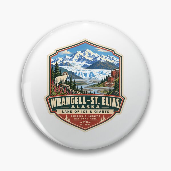 Item preview, Wrangell–St. Elias Alaska Land Of Ice & Giants America's Largest National Park Est. 1980 Travel Souvenir Outdoor Adventure designed and sold by Star3NowForMe.