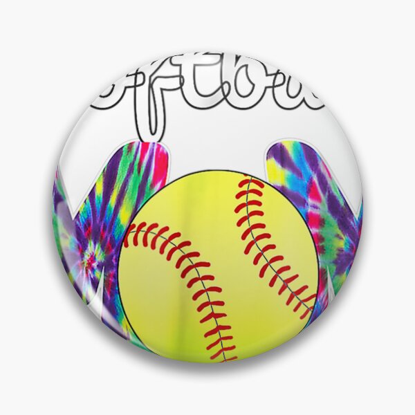 Item preview, Baseball Mom Love Tie Dye Softball Mom Mother´s Day  designed and sold by Strayplaym.