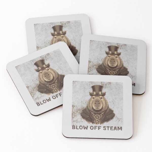 Item preview, Blow Off Steam Capybara designed and sold by monika-arthing.