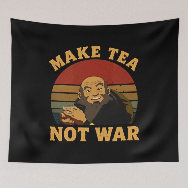 Item preview, Make Tea Not War Uncle Iroh Retro Sunset  designed and sold by HermanNeal.