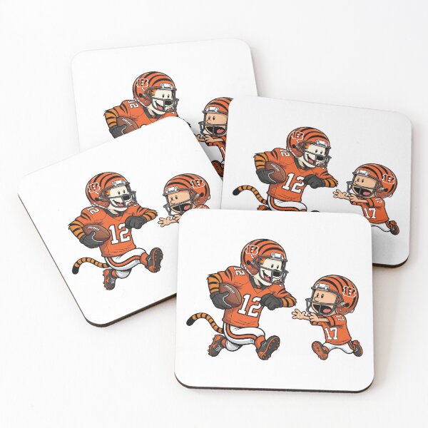 Item preview, Calvin And Hobbes Playing Football Fan Cincinnati Team designed and sold by DamianRoy88.