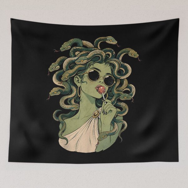 Item preview, Medusa Lollipop Sunglasses Greek Mythology Halloween designed and sold by KatieThomShop.