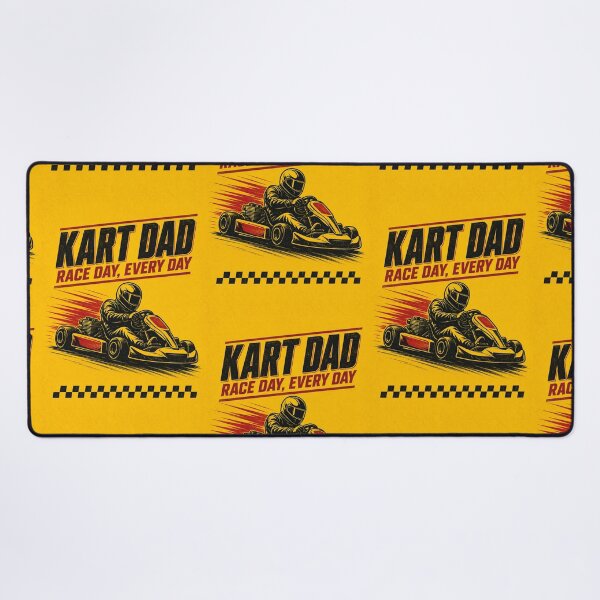 Item preview, Kart Dad - Bold retro illustration for a karting-culture - Gift for Motorsports Lovers designed and sold by MoonSkyArt.