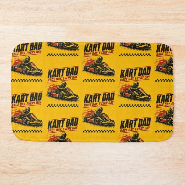 Item preview, Kart Dad - Bold retro illustration for a karting-culture - Gift for Motorsports Lovers designed and sold by MoonSkyArt.