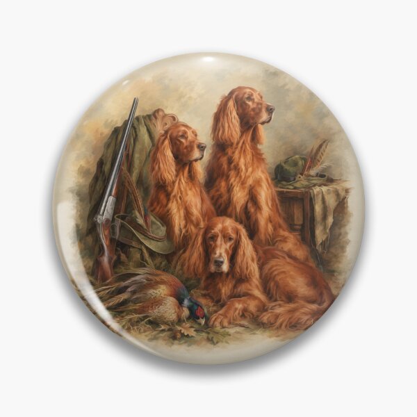 Item preview, Irish Setter Hunting Collection – Vintage Fine Art Hunting designed and sold by TammyHunterArt.