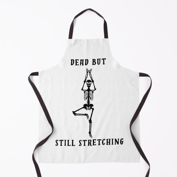 Item preview, Dead But Still Stretching Funny Skeleton Yoga Pose designed and sold by Kreative-Hub.