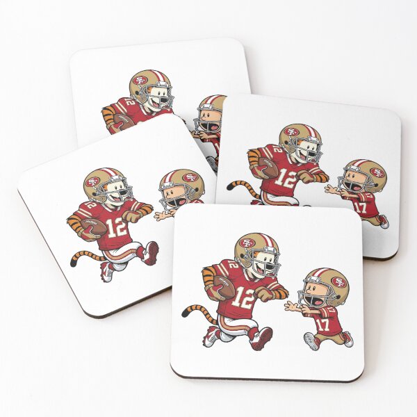 Item preview, Calvin And Hobbes Playing Football Fan San Francisco Team designed and sold by DamianRoy88.
