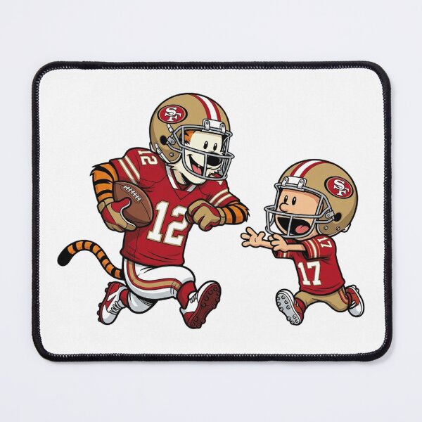 Item preview, Calvin And Hobbes Playing Football Fan San Francisco Team designed and sold by DamianRoy88.