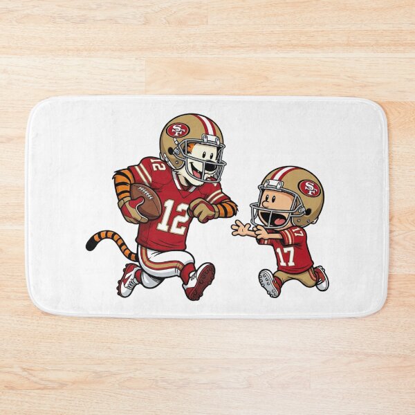 Item preview, Calvin And Hobbes Playing Football Fan San Francisco Team designed and sold by DamianRoy88.