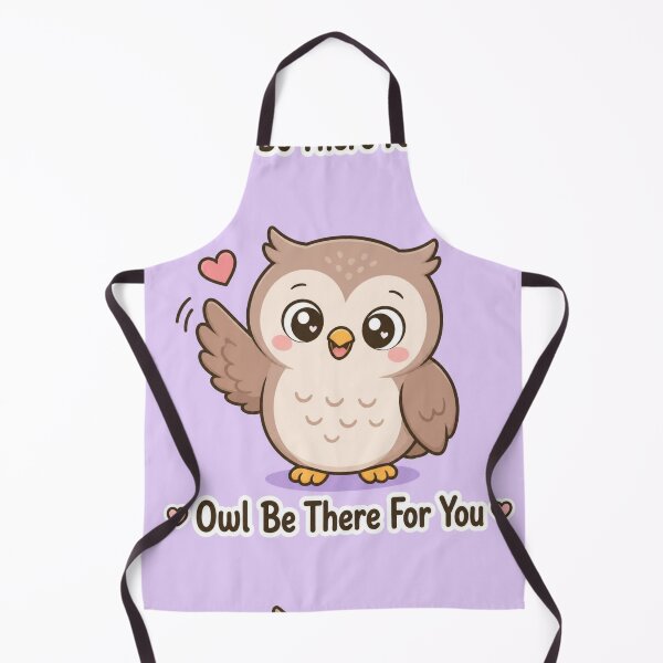 Item preview, Owl Be There For You Funny Owl Illustration | Cute Pun Gift designed and sold by moonlit.ink.shop.