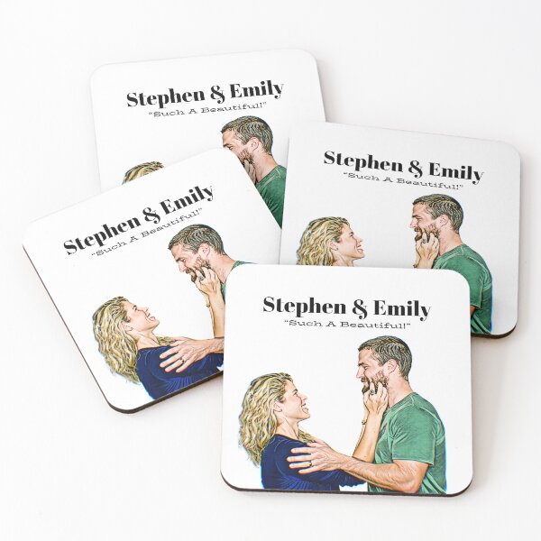 Item preview, Stephen Amell and Emily Bett Rickards designed and sold by Joy Michelle's Art Shop.
