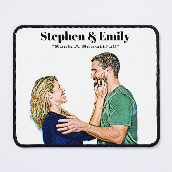 Item preview, Stephen Amell and Emily Bett Rickards designed and sold by Joy Michelle's Art Shop.