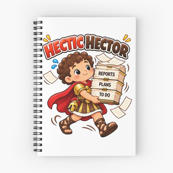 Item preview, Hector Hectic Hector Greek Mythology Pun designed and sold by Enoch-creator.