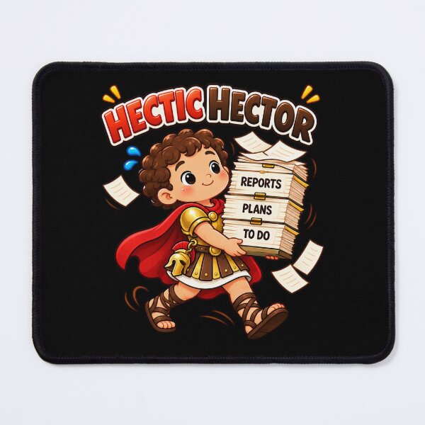 Item preview, Hector Hectic Hector Greek Mythology Pun designed and sold by Enoch-creator.