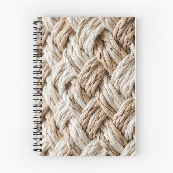 Item preview,  Thick Braided Rope Texture - Natural Macrame Chevron Weave Pattern designed and sold by Agnisherl.