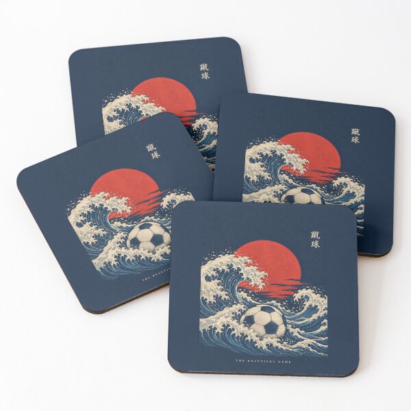 Item preview, Japanese Wave Football – The Beautiful Game designed and sold by Final Whistle Art.