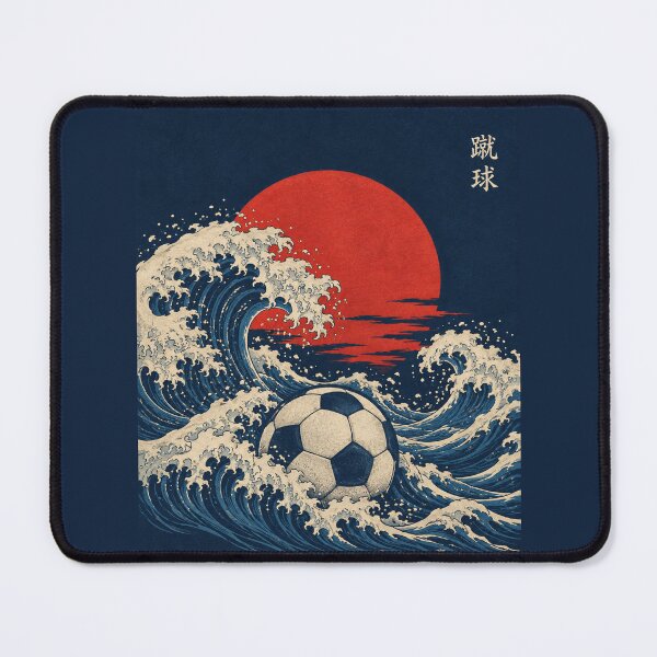 Item preview, Japanese Wave Football – The Beautiful Game designed and sold by Final Whistle Art.