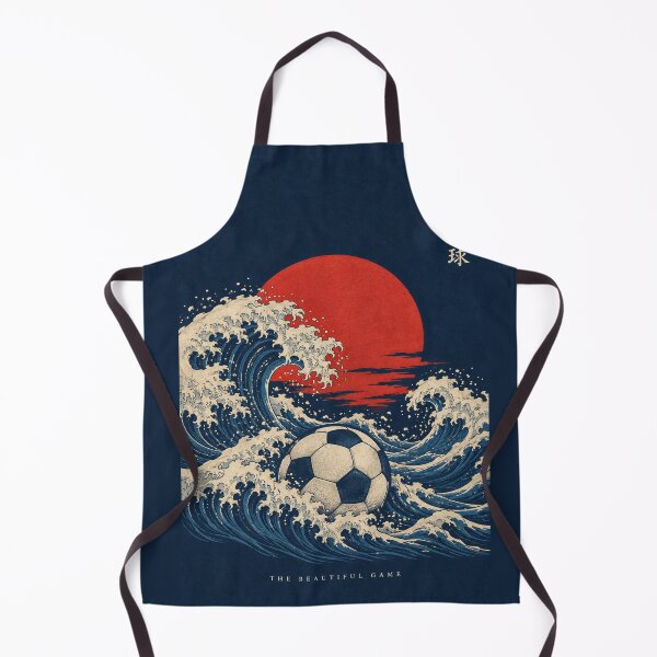 Item preview, Japanese Wave Football – The Beautiful Game designed and sold by Final Whistle Art.