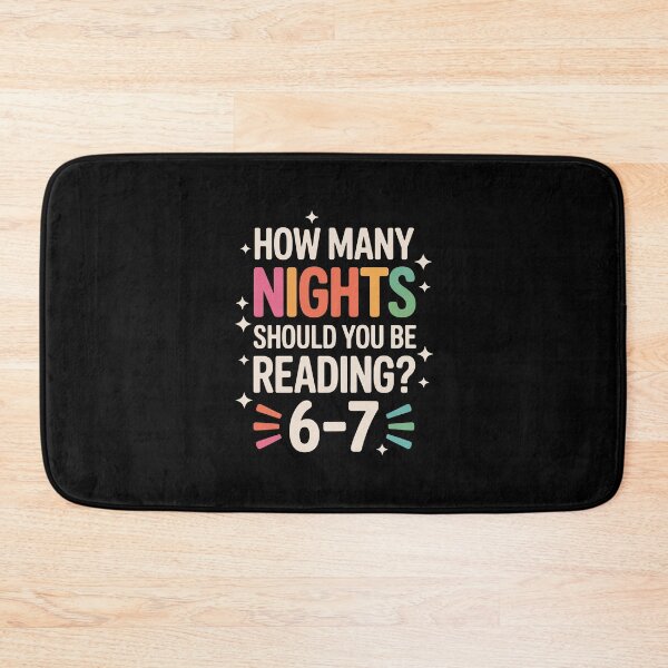 Item preview, How Many Nights Should You Be Reading? 6‑7   designed and sold by jkrphoto.