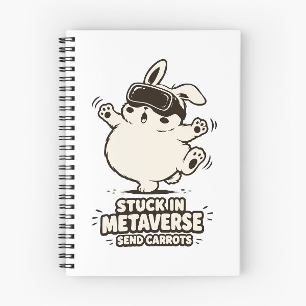 Item preview, Stuck In Metaverse Bunny. Funny VR Gaming Virtual Reality designed and sold by MalisoStickers.