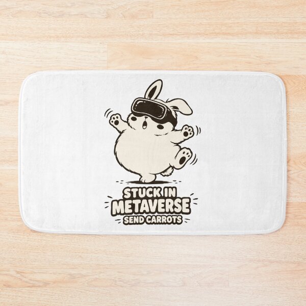 Item preview, Stuck In Metaverse Bunny. Funny VR Gaming Virtual Reality designed and sold by MalisoStickers.