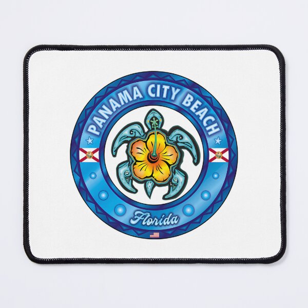 Item preview, Panama City Beach Fl Florida Sea Turtle Hibiscus designed and sold by gr-arts.