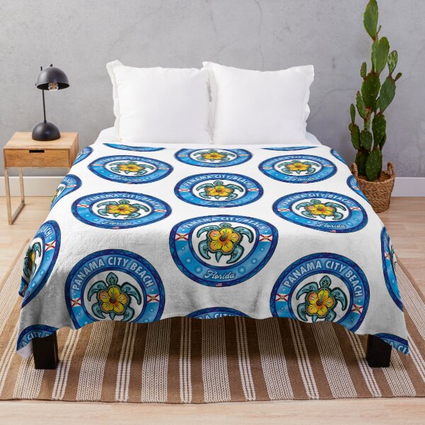 Item preview, Panama City Beach Fl Florida Sea Turtle Hibiscus designed and sold by gr-arts.