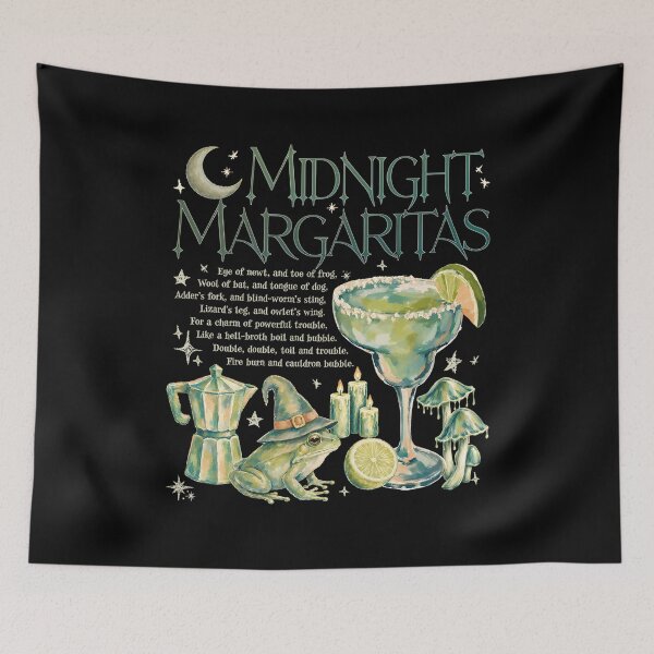 Item preview, Midnight Margaritas Halloween Practical Magic Witch Drinking  designed and sold by Melissanet.