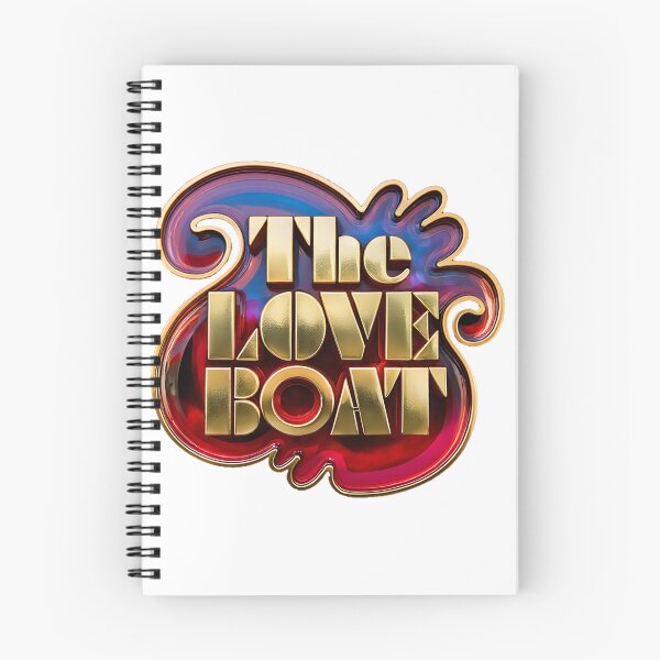 Item preview, The Love Boat Romantic Cruise Illustration Design designed and sold by FlixDesigns.