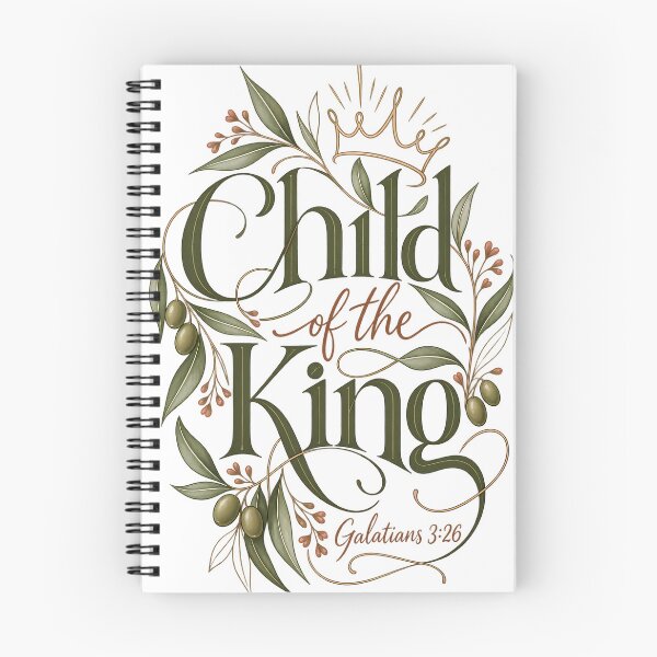 Item preview, Child of the King Boho Botanical Catholic T-Shirt designed and sold by PrayerWarriorUSA.