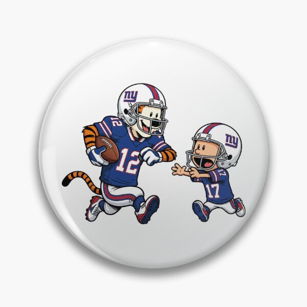 Item preview, Calvin And Hobbes Playing Football Fan New York Team designed and sold by DamianRoy88.