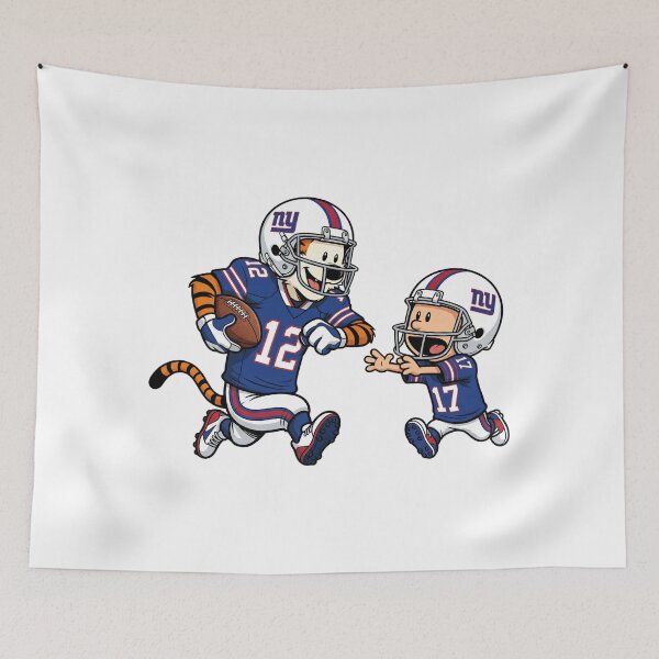 Item preview, Calvin And Hobbes Playing Football Fan New York Team designed and sold by DamianRoy88.